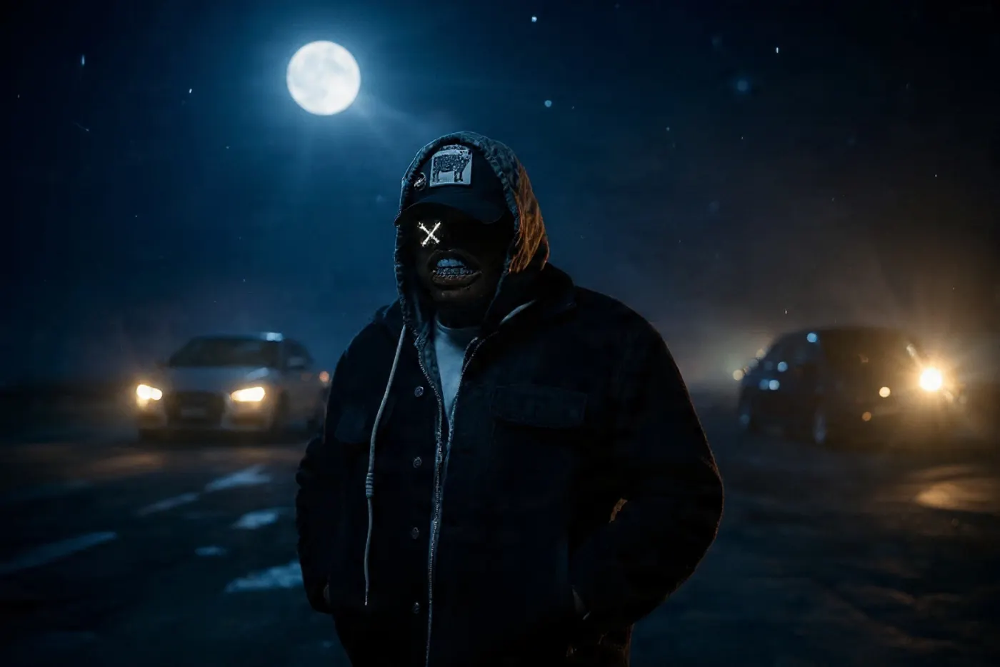 Charlie Mayne with two cars, lifestyle photography for The Mayne Picture brand
